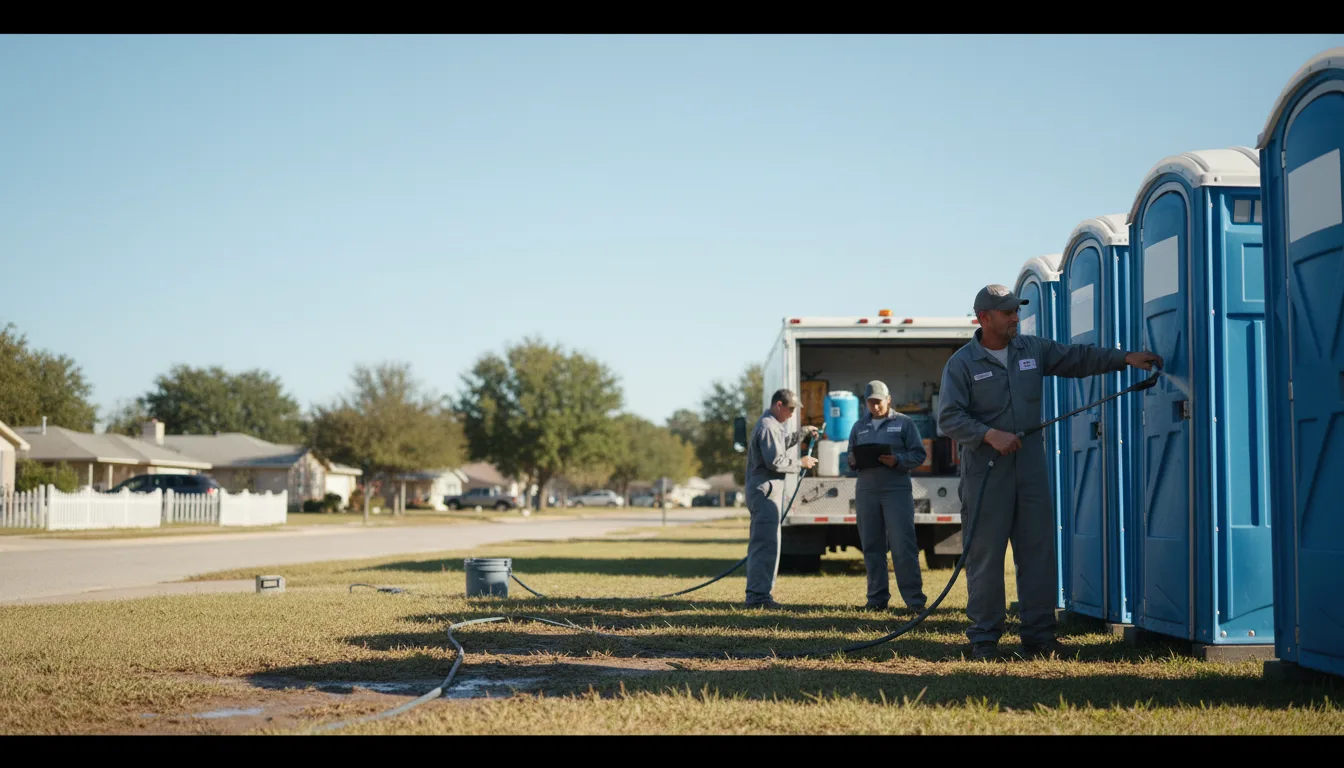 Long-Term Portable Toilet Rental in East Peoria, IL near me